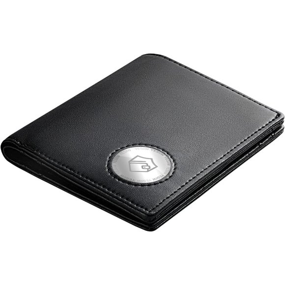 Bifold Leather Mens Wallet RFID Blocking Airtag Wallet With ID Window - Picture 1 of 7